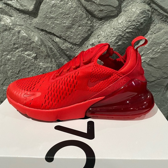 Nike Men Air Max 270 Red/Red [CV7544 600] - Picture 1 of 7